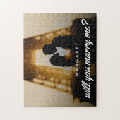 Vorschlag zur Eheschließung für ein Paar Foto Puzzle (Vertikal)