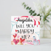 Vorschlag zur Eheschließung | Heiraten Sie mich? I (Stehend Vorderseite)