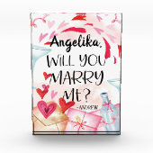 Vorschlag zur Eheschließung | Heiraten Sie mich? I Fotoblock (Vorderseite)