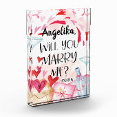 Vorschlag zur Eheschließung | Heiraten Sie mich? I Fotoblock (Links)