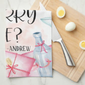 Vorschlag zur Eheschließung | Heiraten Sie mich? I Geschirrtuch (Viertel Falte)