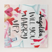 Vorschlag zur Eheschließung | Heiraten Sie mich? I Puzzle (Horizontal)