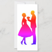 Vorschlag zur Eheschließung in Farbe Magneteinladung (Vorderseite)