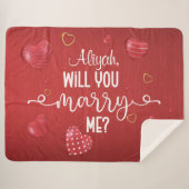 Vorschlag zur Eheschließung von Rotem Holz Sherpadecke (Vorderseite (Horizontal))