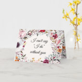 Vorschlag zur Hochzeit von Wasserfarben Karte (Gelbe Blume)