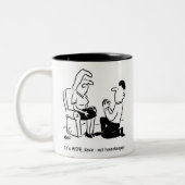 Vorschlag zur künstlichen Eheschließung Zweifarbige Tasse (Links)