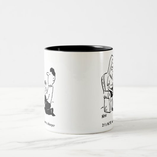 Vorschlag zur künstlichen Eheschließung Zweifarbige Tasse (Mittel)