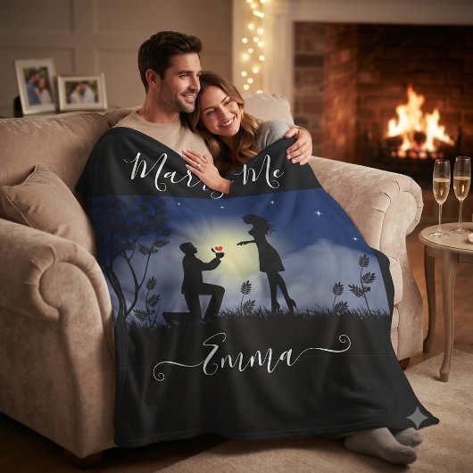 Vorschlag zur personalisierten Ehe Fleecedecke