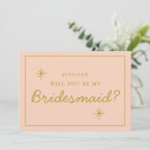 Vorschlag zur Retro-Rosa- und Rote-Handschrift Einladung (Stehend Vorderseite)