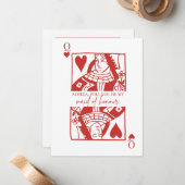 Vorschlag zur Trauzeugin "Karte Las Vegas" Mitteilungskarte (Vorderseite/Rückseite Beispiel)