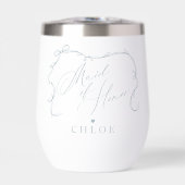 Vorschlag zur Trauzeugin von handgezeichnetem Bow- (Vorderseite)