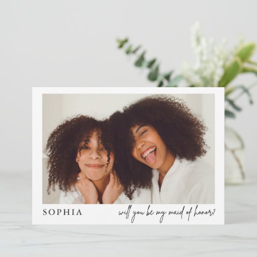 Vorschlag zur Trauzeugin von Minimalistisch-Chic-F (Stehend Vorderseite)