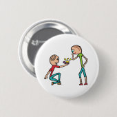 Vorschlag zur Verlobung Button (Vorne & Hinten)