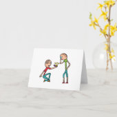 Vorschlag zur Verlobung Karte (Gelbe Blume)