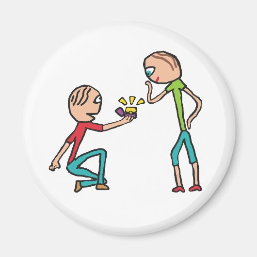 Vorschlag zur Verlobung Magnet (Vorne)