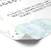 Vorschläge für Babynamen Geschlecht Aufdeckung des Poster (Ecke)