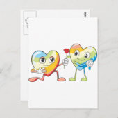 Vorschläge zur Eheschließung Postkarte (Vorne/Hinten)