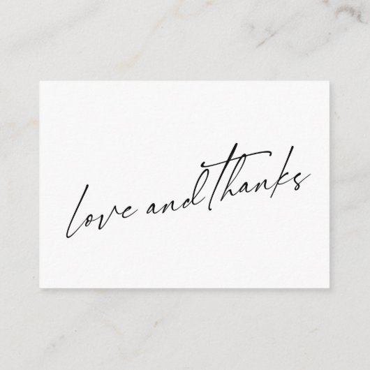 Vorschläge zur Farbpalette der einfachen Hochzeits Begleitkarte (Rückseite)