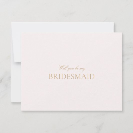 Vorschlagskarte für das Skript Gold und Blush Pink Save The Date (Vorderseite)