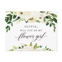 Vorschlagskarte für das Weiße RosenblütenMädchen