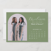 Vorschlagskarte für die hellgrüne Minimal-Arch-Bri Einladung (Vorderseite)