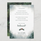 Vorschlagskarte für rustikale Hochzeitsfeier Einladung (Vorne/Hinten)