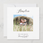 Vorschlagskarte für tropische Hochzeitsblütenblüte Einladung (Rückseite)