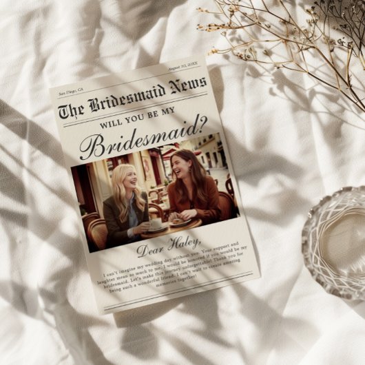 Vorschlagskarte für Zeitung Einladung