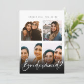 Vorschlagskarte zum Brautparty eines benutzerdefin (Stehend Vorderseite)