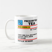 Vorschrift Tee Trinker Becher oder Reisebecher Kaffeetasse (Links)