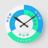 Vorschub-Tools Runde Wanduhr (Vorderseite)