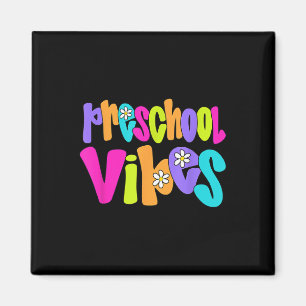 Vorschul-Stimmung Lehrer Schüler Lustig Zurück zur Magnet