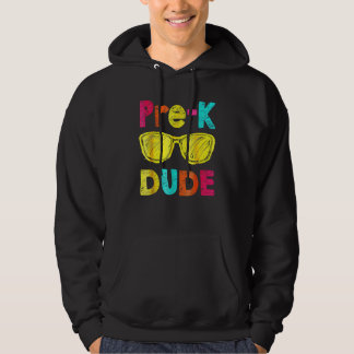 Vorschul-Typ zurück zur Schule erster Tag im Kinde Hoodie