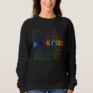 Vorschul-Typ zurück zur Schule Lehrer Kind erster Sweatshirt