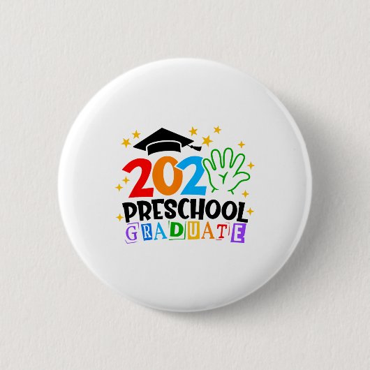 Vorschulabschluss 2025 Abschluss Cl von 2025 Kinde Button (Vorderseite)