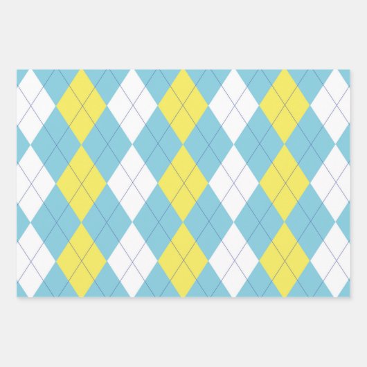 Vorschulabstoßende Raute Geschenkpapier Set (Vorderseite 2)