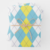 Vorschulabstoßende Raute Geschenkpapier Set (Beispiel)