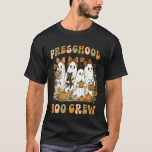 Vorschulalter Boo Crew Lehrer Kinder Halloween Gei T-Shirt
