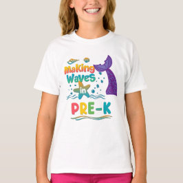 Vorschulalter Meerjungfrau Zurück zur Schule Shirt