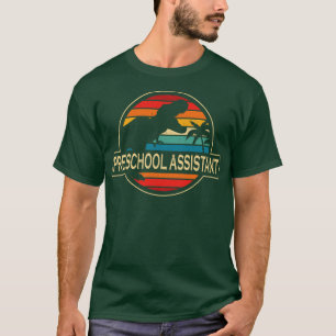 Vorschulassistent Dinosaur T-Shirt