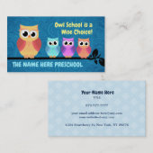 Vorschulausländerkarten Visitenkarte (Vorne/Hinten)