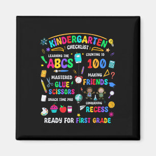 Vorschulcheckliste Bereit Für Die Erste Klasse Zur Magnet