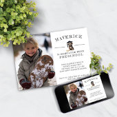 Vorschule Grad Einladung Niedliche Scruffy Welpe