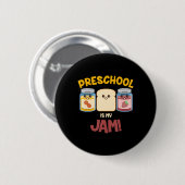 Vorschule ist mein Ding Süße Erdnussbutter-Gelee-L Button (Vorne & Hinten)