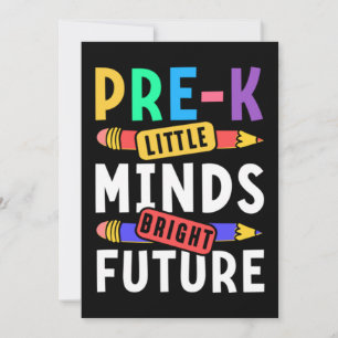 Vorschule Kinder zurück in die Schule Kleine Minds Einladung
