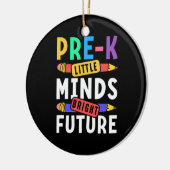 Vorschule Kinder zurück in die Schule Kleine Minds Keramik Ornament (Links)