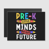 Vorschule Kinder zurück in die Schule Kleine Minds Magnetkarte (Vorne/Hinten)
