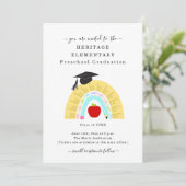 Vorschule/Kindergarten Abschluss Einladung (Stehend Vorderseite)