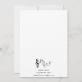 Vorschule/Kindergarten Abschluss Einladung (Rückseite)