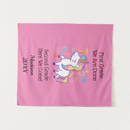 Vorschule Kindergarten Grundschule aufsteigen Wandteppich (Vorderseite (Horizontal))